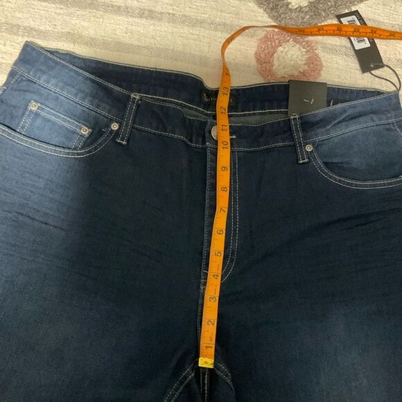 NWT American Tall Brand Straight Leg Jeans in Blue Steel Size 40/38 - Picture 12 of 13